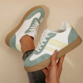 Round Toe Platform Sneakers